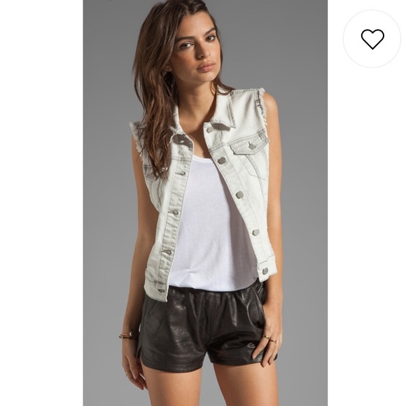 J Brand Light Denim Vest - Picture 1 of 5